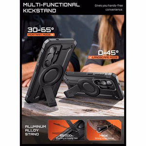 Supcase Unicorn Beetle Pro Mag MagSafe 2 komplektu futrālis Samsung Galaxy S26 - melns