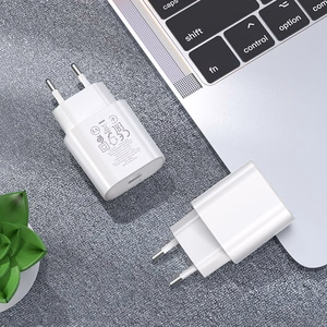 Lādētājs Hoco N22 25W USB-C + USB-C uz USB-C kabelis 1.0m, balts
