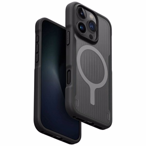 Uniq Combat Active Magclick viedtālruņa lādēšanas apvalks iPhone 16 Pro Max - melns