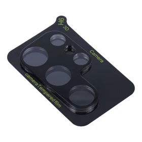 5D pilnas līmes kameras aizsargstikls - Samsung Galaxy S24 Ultra melns