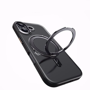 Tech-Protect MagRing Magnētiskais viedtālruņa apvalks iPhone 17 - Matēts melns