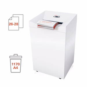 HSM Pure 630 – dokumentu smalcinātājs, lentveida griešanas, 3,9 mm, 130 l (2360111)
