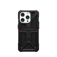 UAG Monarch viedtālruņa apvalks iPhone 15 Pro - melns kevlar