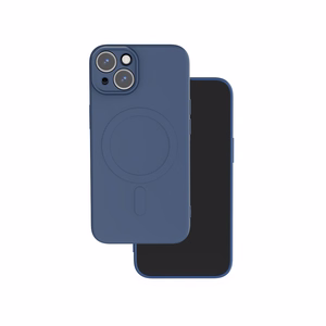 Maciņš Simple Color Mag priekš iPhone 16 6,1" tumši zils