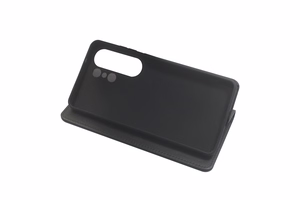 JM STAND FLIP CASE paredzēts Galaxy S26 Ultra, melnā krāsā