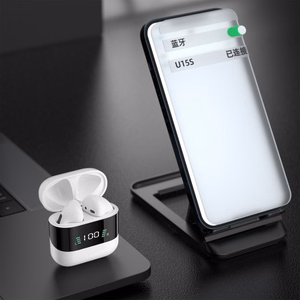 Bluetooth brīvroku iekārta Dudao U15S Balta (ar LED displeju)