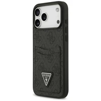 Guess 4G Nauble Card Triangle apvalks iPhone 17 Pro Max - melns