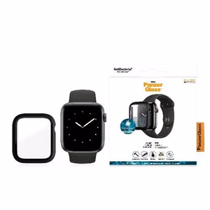 PanzerGlass Pulksteņa aizsargapvalks Apple Watch 4/5/6/SE 44 mm - melns