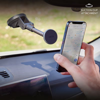 SBS TESUPMAGEXT teleskopiskais viedtālruņa turētājs, saderīgs ar MagSafe - melns