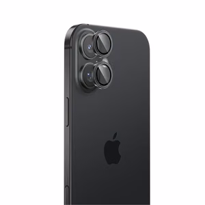Benks rūdīts stikls Glass Warrior kameras lēcas aizsargs iPhone 16/16 Plus (2 lēcas), sudraba