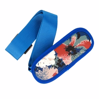 Wonder klēpjdatora apvalks 13-14 collas zils un kamēlijas