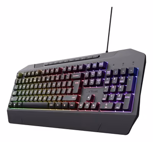 Trust GXT 836 Evocx Игровая клавиатура USB QWERTY чёрная