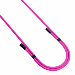 3mk EasyClip tālruņa aukliņa, rozā (melnas krāsas furnitūra)