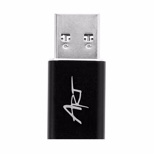 Adapter USB A 3.0 to USB C ART C12 OTG melns