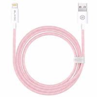 Blavec Kabelis Candy pīts - USB uz Lightning - 2,4A 1 metrs Apple CarPlay (CCA-UL24P10) rozā