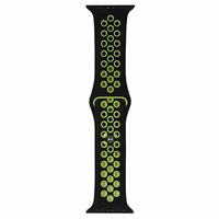 Beline Siksniņa Apple Watch Sport Silicone 42/44/45/49mm melns/laims