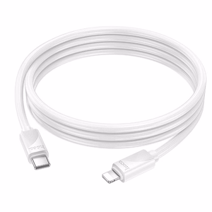 Kabelis USB C uz Lightning Hoco PD 27W 1 m X114 balts