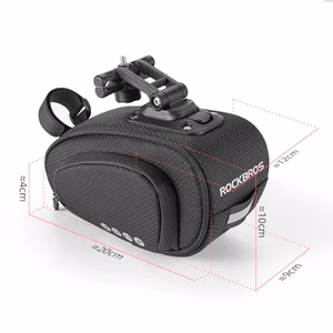 Rockbros C40 velosipēda soma zem sēdekļa - melna