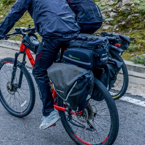 Rockbros AS-001-3BG ūdensizturīga 20L velosipēda bagāžnieka soma - melna