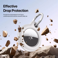 DUX DUCIS AirTag apvalks no izturīga PC materiāla (4 komplekti)