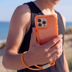 Safepop maciņš ar siksniņu priekš Samsung Galaxy S26 Plus oranžs