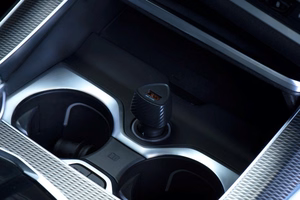 Автомобильное зарядное устройство Forcell F-Energy Carbon USB A QC3.0 3A 18W CC50-1A чёрное