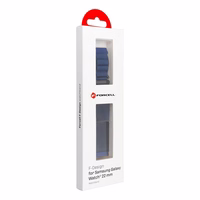 FORCELL F-DESIGN FS05 siksniņa SAMSUNG pulkstenim 22 mm tumši zilā krāsā