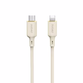 Dudao L7SCL USB-C - Lightning kabelis 30W 1m - bēšs