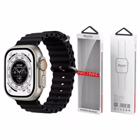 YESIDO WB21 APPLE WATCH SILIKONA SIKSNIŅA 38/40/41 melns