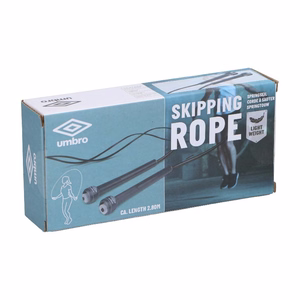 Umbro regulējama PVC ātruma lecamaukla, 280 cm, melna
