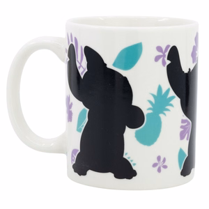 Disney Stitch & Angel krāsu mainoša keramikas krūze dāvanu kastē, 325 ml