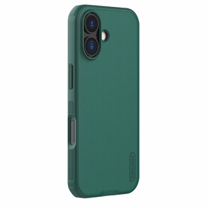 Nillkin Super Frosted Shield Pro maciņš, paredzēts iPhone 17, tumši zaļš