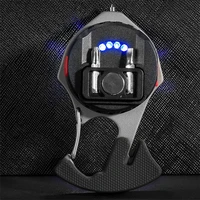 Mini lukturītis LED atslēgu piekariņš W5143 Type C ar 2 skrūvgriežu uzgaļiem zils