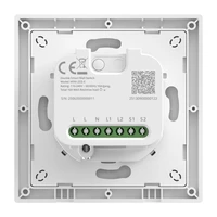 SONOFF MINI-2GS-E Matter divkanālu sienas slēdzis