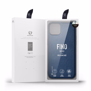 Dux Ducis Fino viedtālruņa apvalks iPhone 14 Plus zils neilona