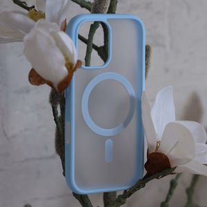 Liavec mīksts maciņš priekš Iphone 17 zils