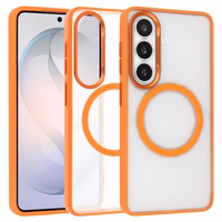 Liavec Soft Maciņš Metal Frame for Samsung Galaxy S26 Plus oranžs
