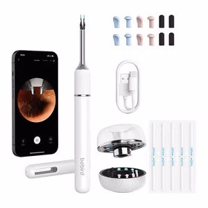 Otoskops ar ausu tīrīšanas kameru Bebird Note 5 pro (balts)