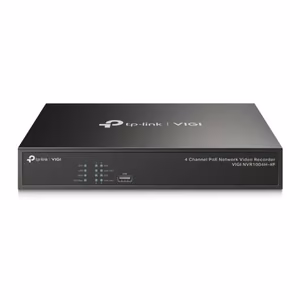TP-Link Vigi 4 kanālu PoE+ tīkla video ierakstītājs NVR1004H-4P