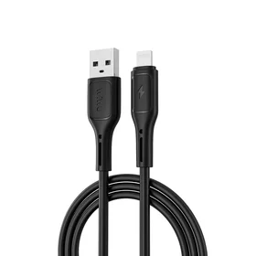 WiWU - Starlink sērijas datu kabelis Wi-C001 USB A uz Lightning 2,4A - melns