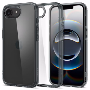 Viedtālruņa apvalks Spigen Ultra Hybrid - iPhone 16e - pelēks