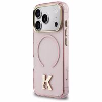 Karl Lagerfeld IML K Head Logo MagSafe Maciņš for iPhone 17 Pro Max - rozā