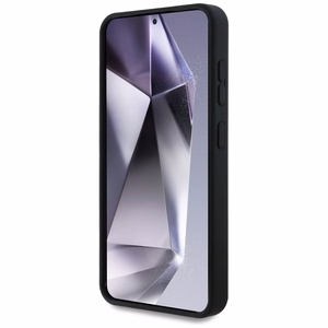 Mercedes Silikona Kontrasts izliekumi Magnētiskais apvalks Samsung Galaxy S25 - melns