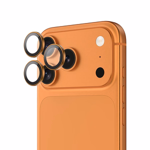 Benks rūdīts stikls DR Sapphire Lens Protector kamerai iPhone 17 Pro/17 Pro Max (3 lēcas) oranžs
