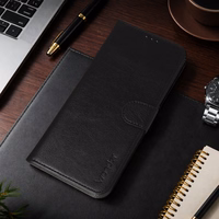 Wonder Common universāls grāmatiņveida maciņš (S) iPhone 12/13/Samsung S6/A5 2016/Xcover 4/S22/Huawei P8 2017 melns