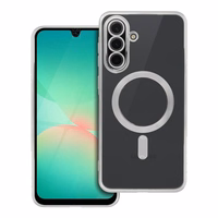 ELECTRO MAG COVER viedtālruņa apvalks saderīgs ar Magnētisko MagSafe SAMSUNG A56 sudraba