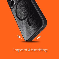 STM Relax Sand MagSafe - maciņš iPhone 15 Pro Max (melns / Grey)