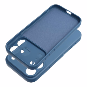 Silikona Ring maciņš modelim iPhone 17 Pro Max / 18 Pro Max – tumši zils