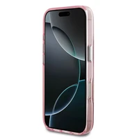 KARL LAGERFELD viedtālruņa apvalks IPHONE 17 Pro, ar magnētisko MagSafe, (KLHMP17LHGCHGKBP, IML Choupette Sketch Logo) rozā