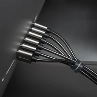 Kabelis (m) Metālisks C239 kabelis Type C uz Type C PD QC4.0 5A 100W E-mark 2 m sudrabains